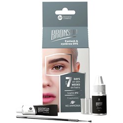 BRONSUN Starter pack - #2 graphite - lash & brow dye